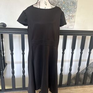 LADIES NWT LENNIE‎ FOR NINA LEONARD BLACK DRESS SZ 16